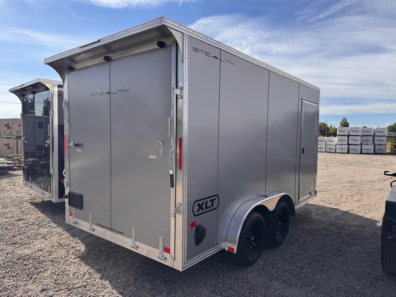 Alcom Trailers 2027 STEALTH XLT 90"X14' Cargo Trailer | Tandem Axle 7K, SIDE DOOR, 7K