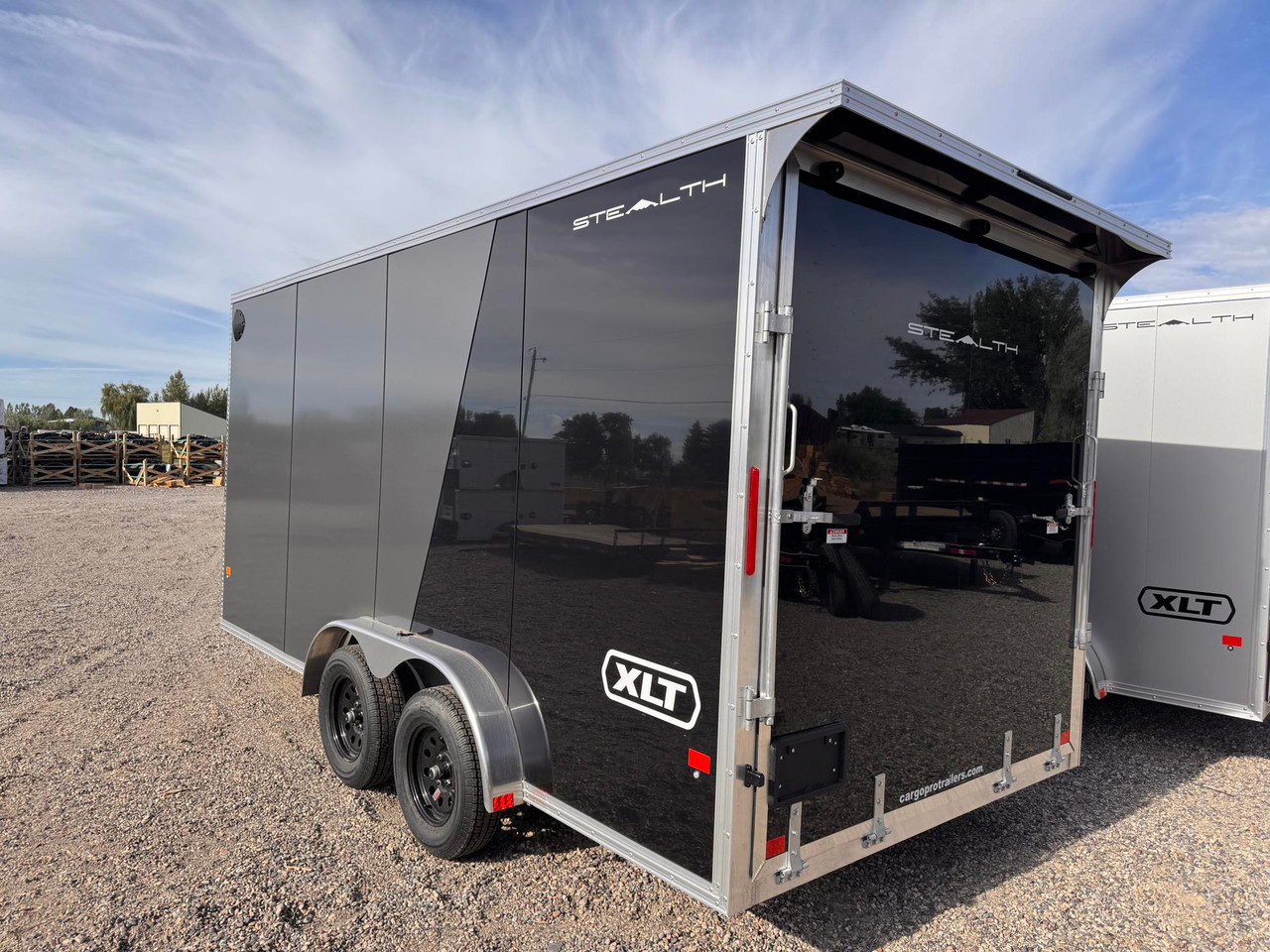 Alcom Trailers 2027 STEALTH XLT 90"X16' Cargo Trailer | Tandem Axle 7K, SIDE DOOR, 7K