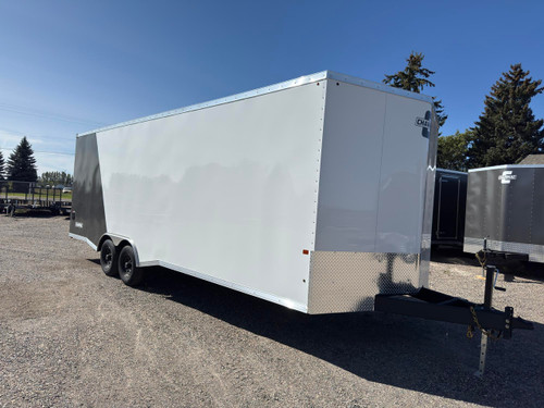Charmac Trailers 2027 Stealth 100"X24' V-Nose Cargo Trailer | Tandem Axle 10K, 7' TALL, RAMP, EXTRA INTERIOR LIGHTS, RUBBER DP FLOOR/RAMP, TORSION AXLES