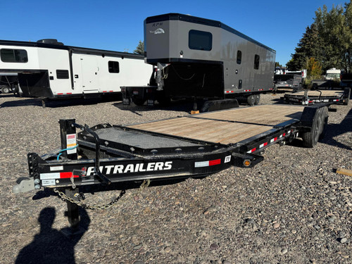 P.J. Trailers 2027 TY 83"X22' Equipment Tilt Trailer | Tandem Axle 14K, 8" I-Beam Frame, w/14 Ply Tires, Torsion Axles, 16' Tilt Deck