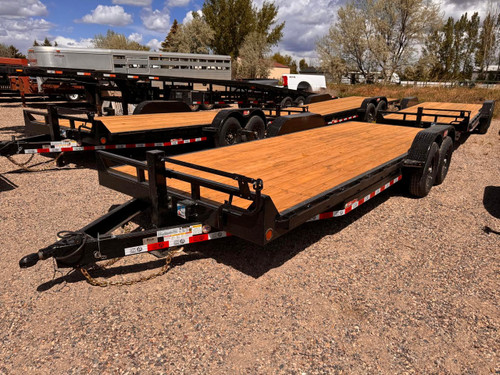 GR Trailers 2026 82"X22' Equipment Trailer | Tandem Axle 14K, 6" Channel Frame, Dovetail Deck, Slide In Ramps