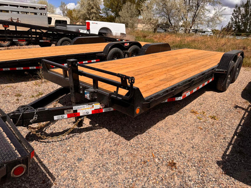 GR Trailers 2026 82"X22' Equipment Trailer | Tandem Axle 14K, 6" Channel Frame, Dovetail Deck, Slide In Ramps