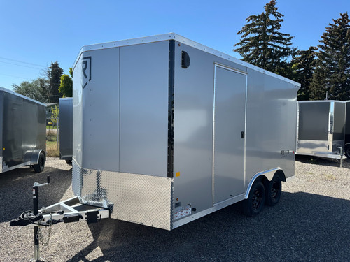 Rover Trailers 2025 102"X14' V-Nose Cargo Trailer | Tandem Axle 7K, 7' Tall, Rear Spoiler, Led Light, Paktite Floor, Torsion Axles