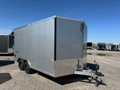 Rover Trailers 2025 102"X14' V-Nose Cargo Trailer | Tandem Axle 7K, 7' Tall, Rear Spoiler, Led Light, Paktite Floor, Torsion Axles