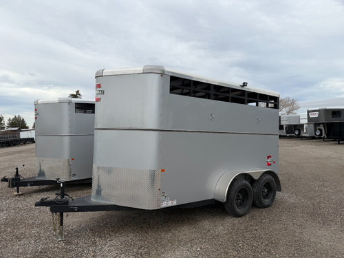 Triple C Trailers 2024 SAWTOOTH Horse Trailer | Tandem Axle 14K, 2 Horse, Tack Room, Swingout Saddle Rack, Door Organizer, Spare (Charmac Logo)