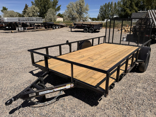GR Trailers 2026 82"X14' Utility Trailer | Single Axle 2.99K, Pieptop Rails, Spring Assist Rampgate