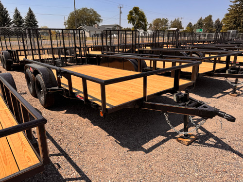 GR Trailers 2026 82"X12' Utility Trailer | Tandem Axle 7K, Pieptop Rails, Spring Assist Rampgate, Spare Tire Mount