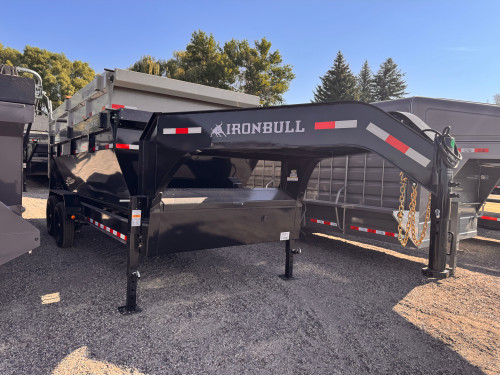 Iron Bull Trailers 2026 DBG 83"X16' ROLL OFF FRAME | Tandem Axle 14K, Dual Jacks, Full Width Tool Box, Steel Cable Winch, Spare Tire (FRAME ONLY)
