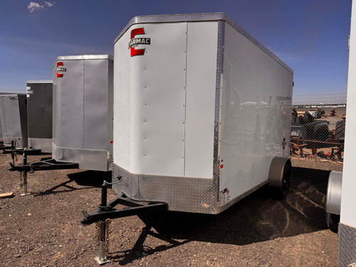 Charmac Trailers 2024 ATLAS 72"X12' V-Nose Cargo Trailer | Single Axle 2.99K, Aluminum Body, Barn Doors