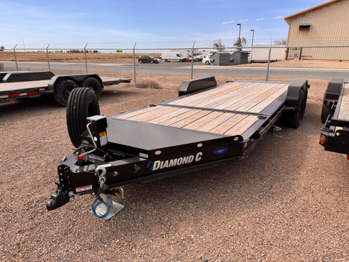 Diamond C Trailers 2025 HDT207 82"X20' Equipment Tilt Trailer | Tandem Axle 14K, 4' Stationary, 14 Gauge Fender