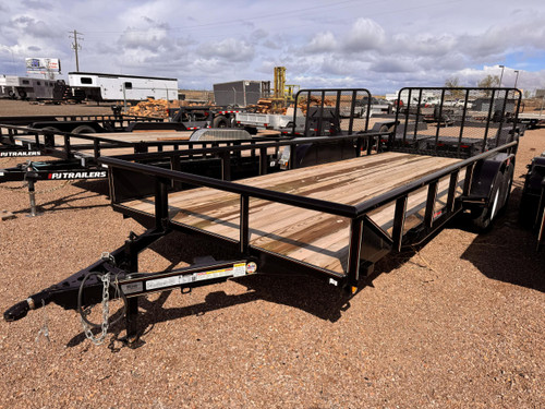 GR Trailers 2024 82"X20' Utility Trailer | Tandem Axle 7K, Pipetop, Rampgate