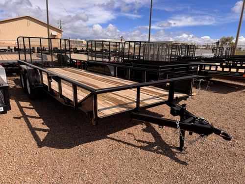 GR Trailers 2024 82"X20' Utility Trailer | Tandem Axle 7K, Pipetop, Rampgate