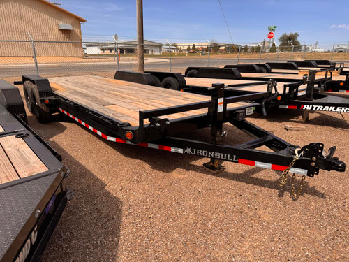 Iron Bull Trailers 2026 ETB 83"X22' Equipment Trailer | Tandem Axle 14K, Slide-In Ramps
