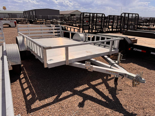 Primo Trailers 2023 82"X12' Utility Trailer | Single Axle 2.99K, Bi-Fold Rear Ramp, ATV Side Ramps