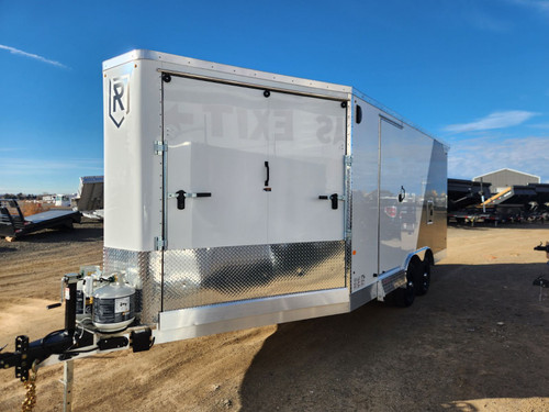 Rover Trailers 2026 ALL SPORT 22' Powersport Trailer | Tandem Axle 10K, Front/Rear Ramp, Heated, Rubber Diamond Plate Flooring