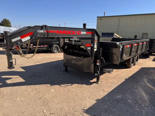 Maxx-D Trailers 2026 D9X 96"X16' Deckover Dump Trailer | Tandem Axle 17.5K, WIRELESS REMOTE