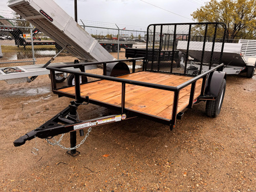 GR Trailers 2026 77"X10' Utility Trailer | Single Axle, Pipetop Rails