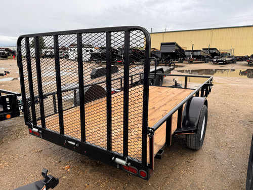 GR Trailers 2026 77"X12' Utility Trailer | Single Axle, Pipetop Rails