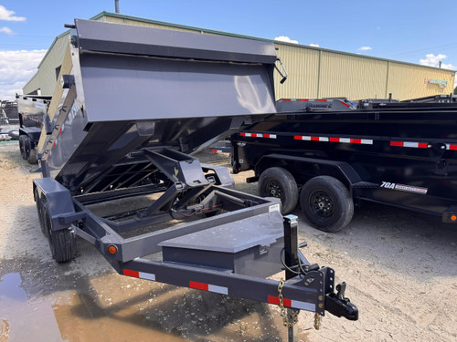 Norstar Trailers 2026 DCB 72"X12' Scissor Dump Trailer | Tandem Axle 10K, Power Up Down, Slide In Ramps, Tarp Kit
