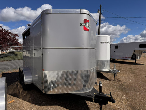 Triple C Trailers 2024 SAWTOOTH Horse Trailer | Tandem Axle 7K, 2-Horse, Swingout Saddle Rack, Door Organizer, Ext Load Lights, Spare Tire
