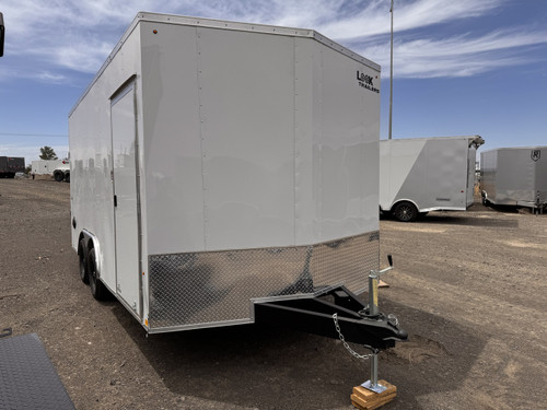 Look Trailers 2026 ST DLX 102"X16' N-Nose Cargo Trailer | Tandem Axle 7K, 7' Tall, Rear Ramp Door