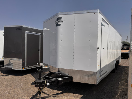 Charmac Trailers 2027 ATLAS 100"X22' V-Nose Cargo Trailer | Tandem Axle 9.99K, 7' Tall, Md Floor Ties, Spring
