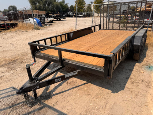 Dutton Trailers 2026 Value 84"X14' Utility Trailer | Tandem Axle, Rampgate (Radial, LED Lights) SIDE LOAD ATV RAMPS