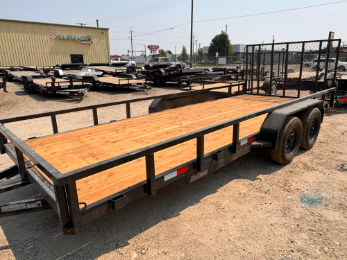 Dutton Trailers 2026 Value 84"X18' Utility Trailer | Tandem Axle, Rampgate (Radial, LED Lights)