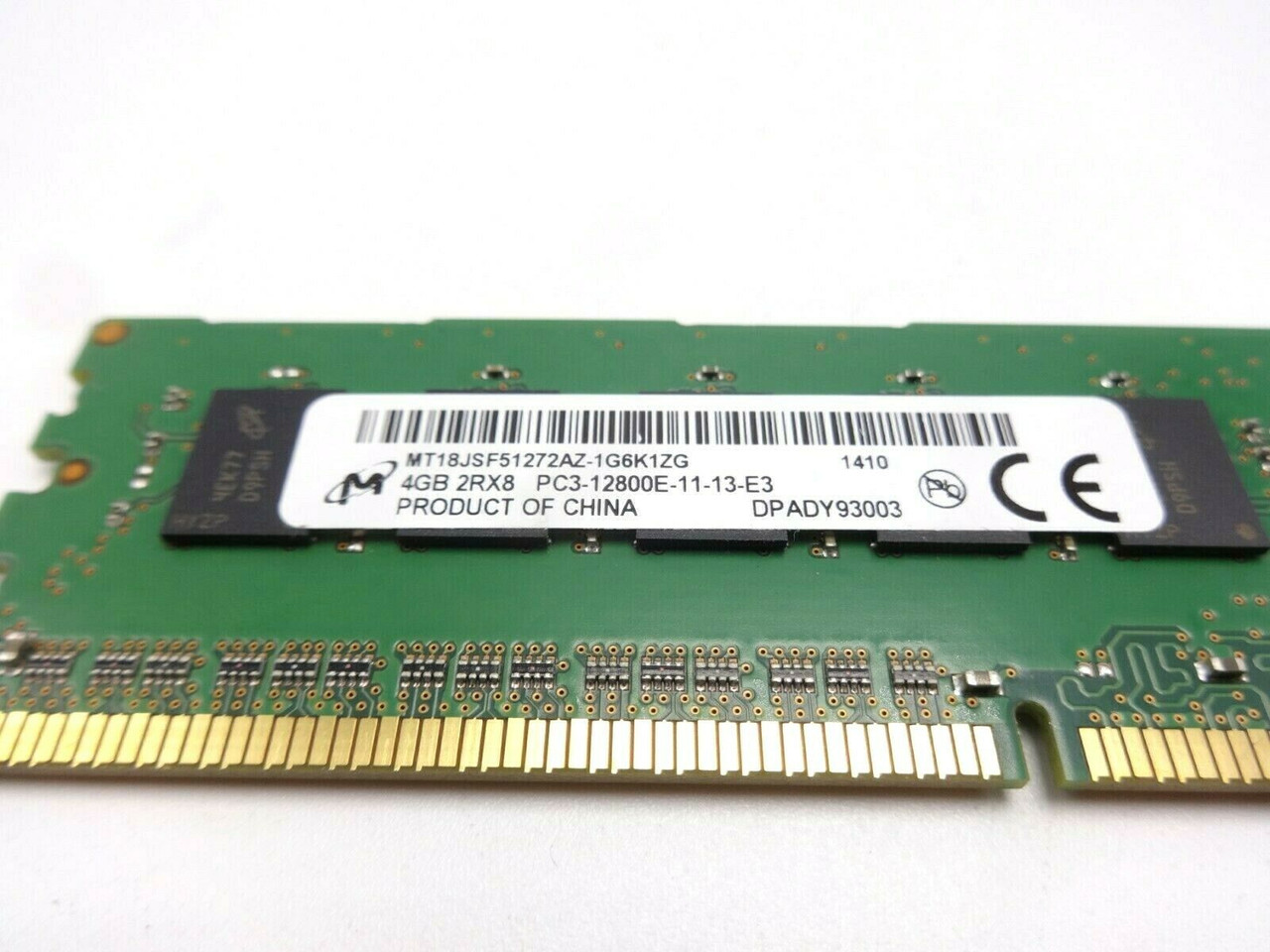 HP 669322-B21 4GB PC3 2Rx8 12800E Server Memory Module