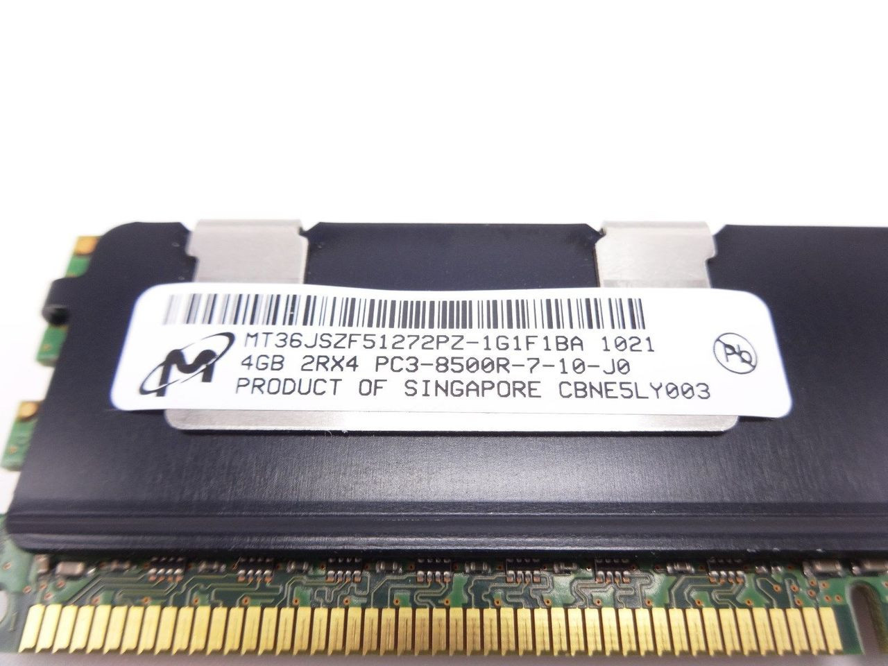 MICRON MT36JSZF51272PZ-1G1 4GB PC3 8500R 2RX4 memory dimm **Server memory only*