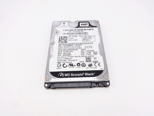 Dell 4TNHY 160GB 7.2k 2.5 SATA SCORPIO BLACK hard drive