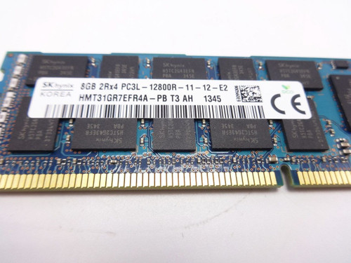 HYNIX HMT31GR7EFR4A-PB 8GB PC3L 12800R 2RX4 memory dimm