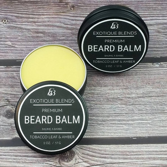 Premium Beard Balm ~ Tobacco Leaf & Amber