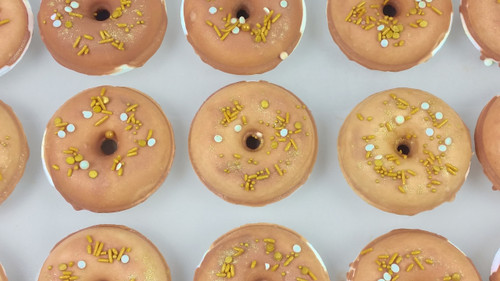 Toasted Coconut Donut Bath Bomb