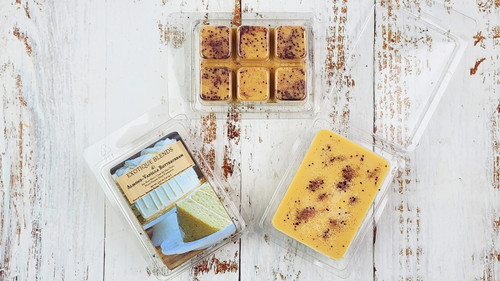 Almond-Vanilla Buttercream, Scented Soy Wax Melt Clamshell
