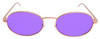 Prive Revaux - The Candy Small Oval Sunglasses - Purple