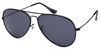 Prive Revaux - The Commando Aviator Sunglasses - Black