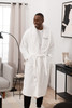 Hush Weighted Robe in White Large