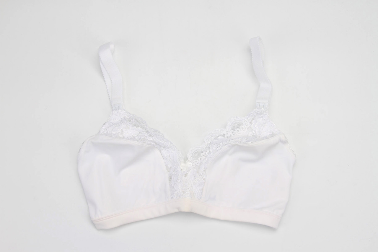 Sabina Lace Drop Cup Bra in White - BTR - BEYOND THE RACK