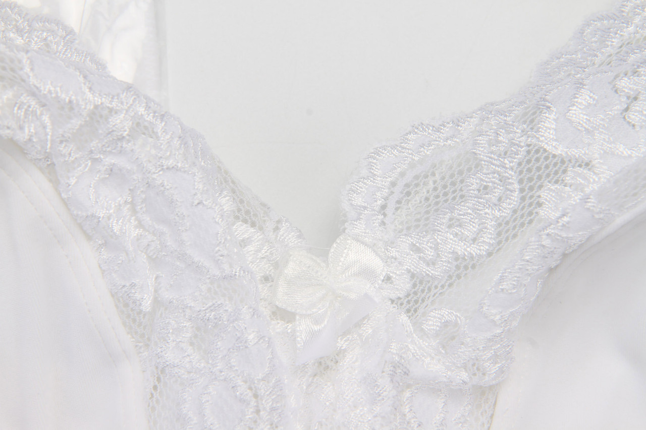 Queen of Time plunge bra - WHITE RVBBIT