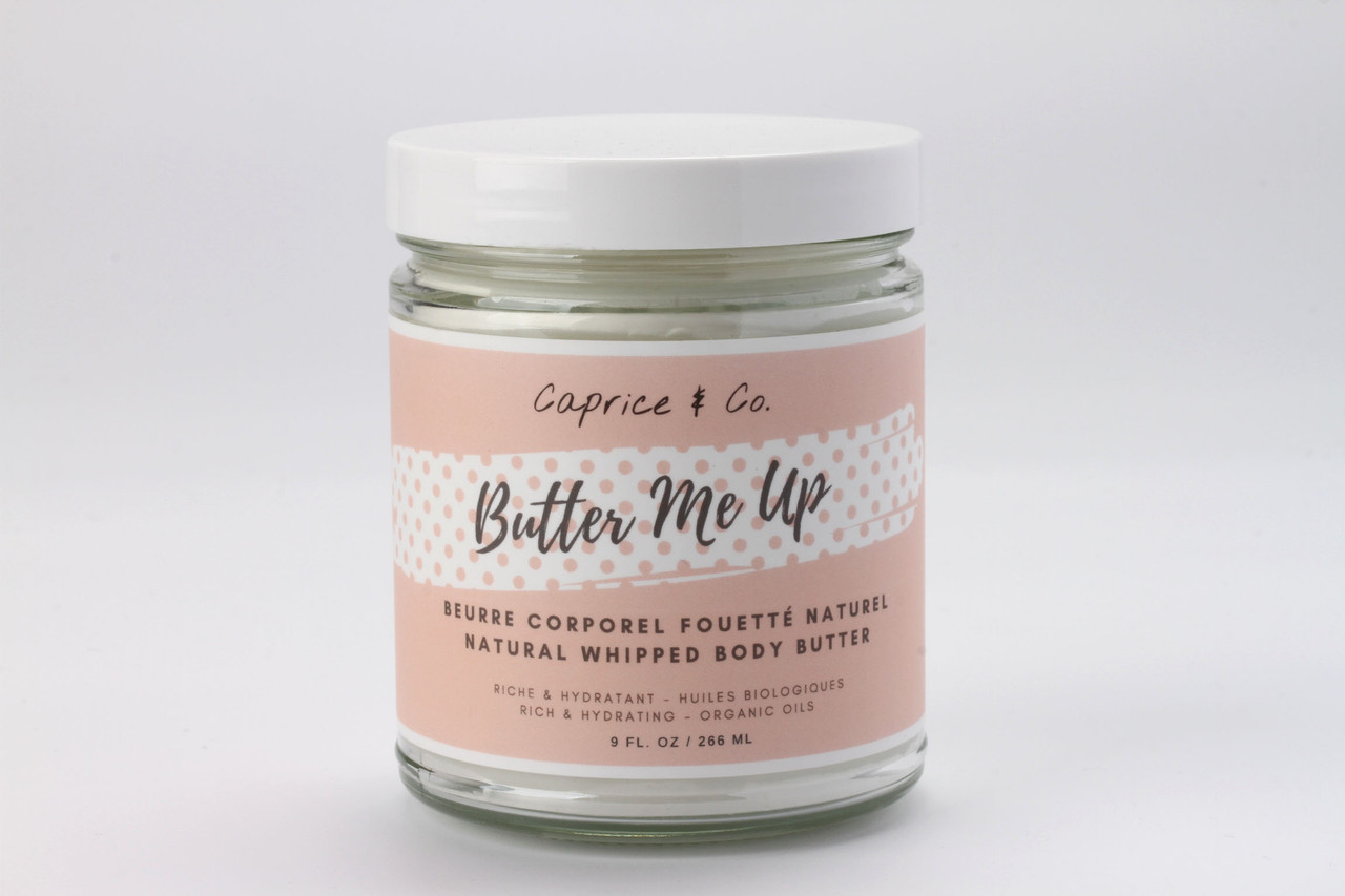 Le beurre corporel Butter Me Up de Caprice & Co