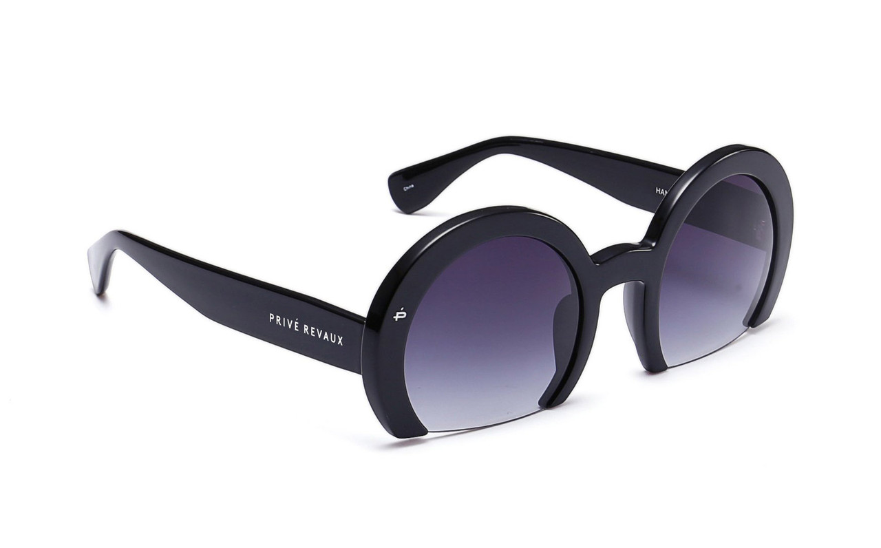 Prive Revaux - The MILF Round Sunglasses - Black - BTR