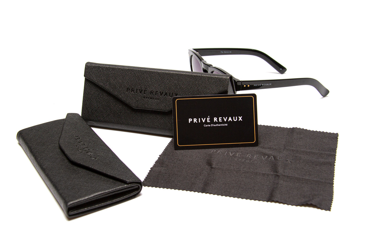 Prive Revaux - The Assasin Retro Sunglasses - Black & Blue - BTR