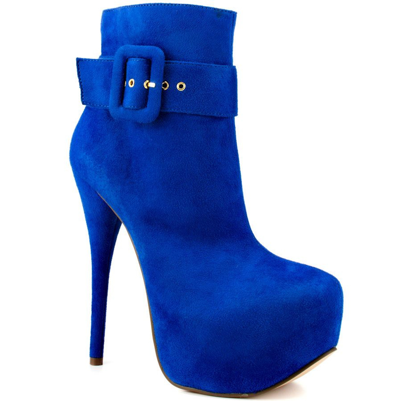 Long Dance Bootie in Cobalt Blue - BTR - BEYOND THE RACK