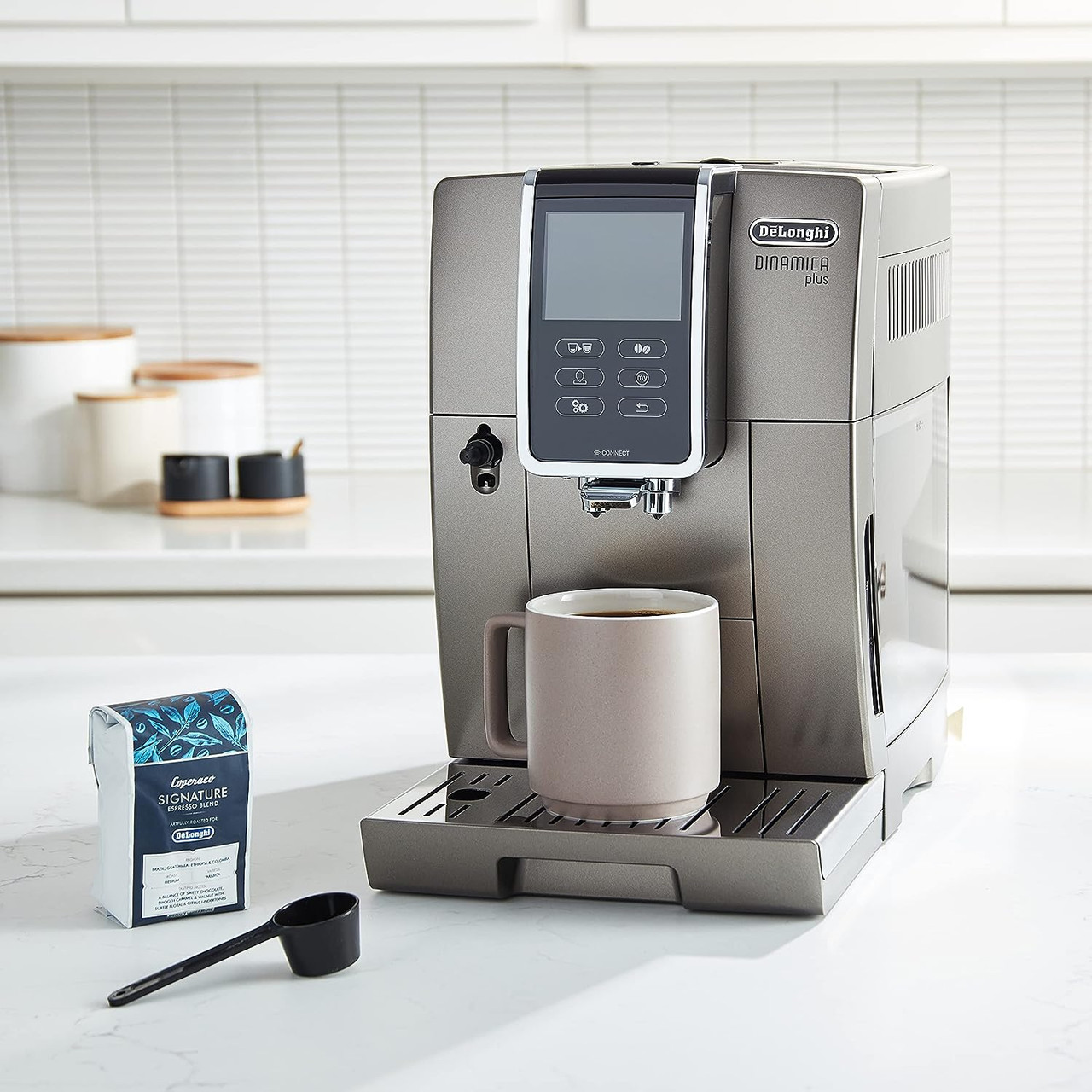 Delonghi Dinamica Plus Connected Espresso Machine ECAM37095TI