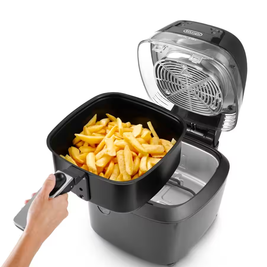 DeLonghi Rapid Crisp Digital 5Qt Air Fryer with 360° view - Thumbnail 3