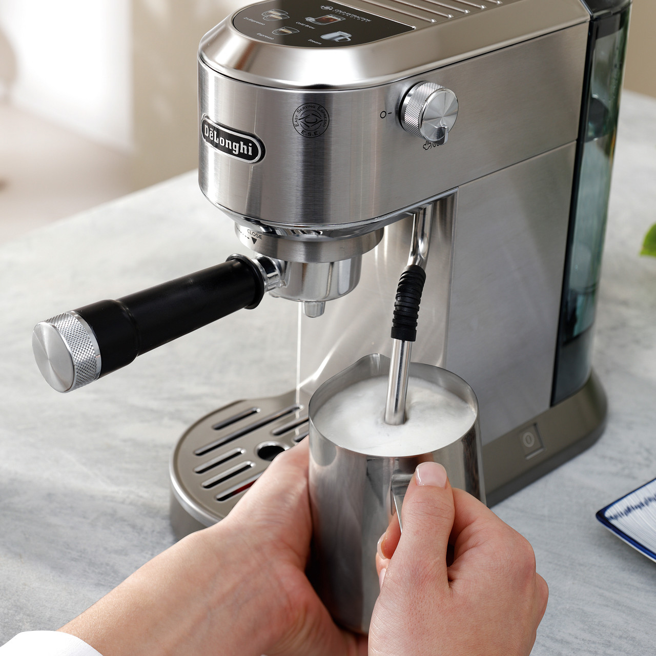DeLonghi Dedica Duo Manual Espresso Machine - Stainless Steel