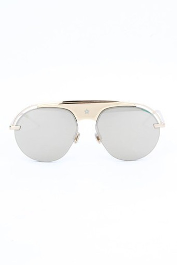 Fendi - FF Family - Oversize Pilot Sunglasses - Gold Brown - Sunglasses - Fendi  Eyewear - Avvenice