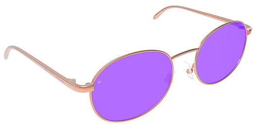 Prive Revaux - The Candy Small Oval Sunglasses - Purple