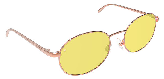 Prive Revaux - The Candy Small Oval Sunglasses - Yellow